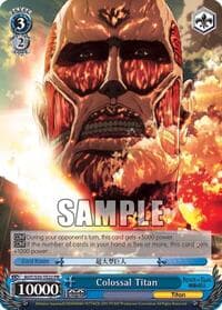 Colossal Titan - Attack on Titan - Weiss Schwarz card
