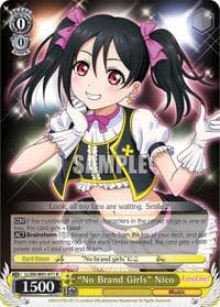 "No Brand Girls" Nico - Love Live! DX - Weiss Schwarz card