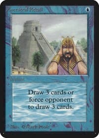 Ancestral Recall - Alpha Edition - Magic: The Gathering card