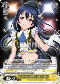 "No Brand Girls" Umi - Love Live! DX - Weiss Schwarz card