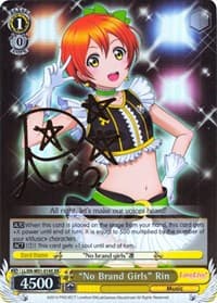 "No Brand Girls" Rin (XR) - Love Live! DX - Weiss Schwarz card