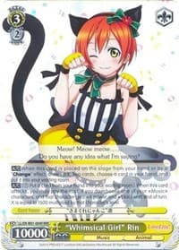 "Whimsical Girl" Rin (RRR) - Love Live! DX - Weiss Schwarz card