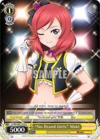 "No Brand Girls" Maki - Love Live! DX - Weiss Schwarz card