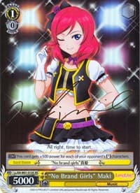 "No Brand Girls" Maki (XR) - Love Live! DX - Weiss Schwarz card