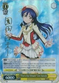 "That's Our Miracle" Umi Sonoda (SP) - Love Live! DX - Weiss Schwarz card