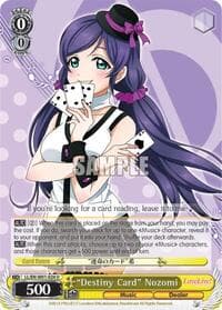 "Destiny Card" Nozomi - Love Live! DX - Weiss Schwarz card