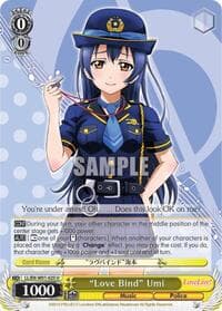 "Love Bind" Umi - Love Live! DX - Weiss Schwarz card
