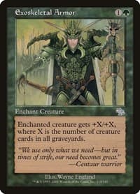 Exoskeletal Armor - Judgment - Magic: The Gathering card
