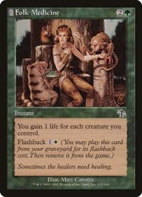 Folk Medicine - Judgment - Magic: The Gathering card