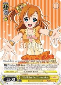 "Full Smile!" Honoka - Love Live! DX - Weiss Schwarz card