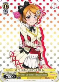 "That's Our Miracle" Hanayo Koizumi - Love Live! DX - Weiss Schwarz card