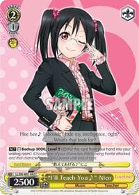 "I'll Teach You~" Nico - Love Live! DX - Weiss Schwarz card
