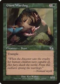 Giant Warthog - Judgment - Magic: The Gathering card