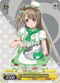 "Wonderful Candy" Kotori - Love Live! DX - Weiss Schwarz card
