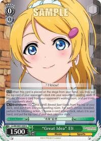"Great Idea" Eli - Love Live! DX - Weiss Schwarz card