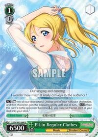 Eli in Regular Clothes - Love Live! DX - Weiss Schwarz card