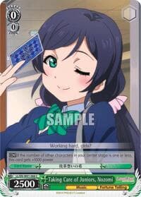 Taking Care of Juniors, Nozomi - Love Live! DX - Weiss Schwarz card