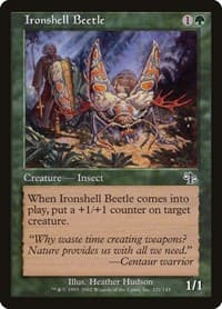 Ironshell Beetle - Judgment - Magic: The Gathering card
