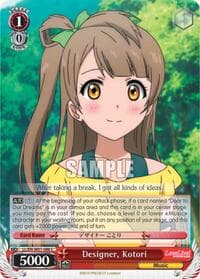 Designer, Kotori - Love Live! DX - Weiss Schwarz card