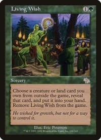 Living Wish - Judgment - Magic: The Gathering card