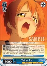 Wailing Rin - Love Live! DX - Weiss Schwarz card