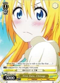 First Date, Chitoge (TD) - NISEKOI -False Love- - Weiss Schwarz card