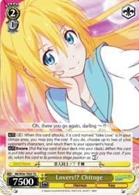 Lovers!? Chitoge (TD) - NISEKOI -False Love- - Weiss Schwarz card