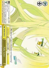 Fake Love (TD) - NISEKOI -False Love- - Weiss Schwarz card