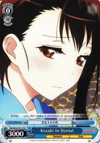 Kosaki in Denial (TD) - NISEKOI -False Love- - Weiss Schwarz card