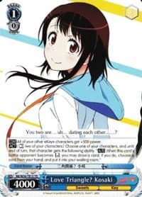 Love Triangle? Kosaki - NISEKOI -False Love- - Weiss Schwarz card