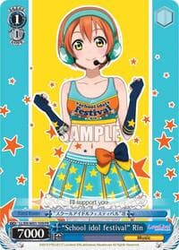 "School idol festival" Rin - Love Live! DX - Weiss Schwarz card