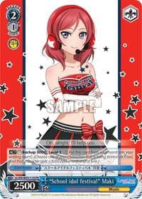 "School idol festival" Maki - Love Live! DX - Weiss Schwarz card