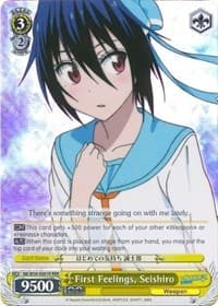 First Feelings, Seishiro (RRR) - NISEKOI -False Love- - Weiss Schwarz card