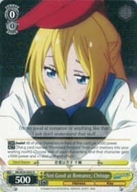 Not Good at Romance, Chitoge - NISEKOI -False Love- - Weiss Schwarz card