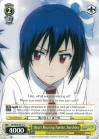 Heart Beating Faster, Seishiro - NISEKOI -False Love- - Weiss Schwarz card
