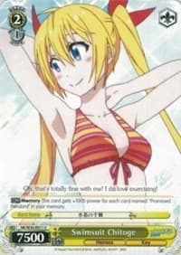 Swimsuit Chitoge - NISEKOI -False Love- - Weiss Schwarz card