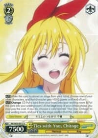 Ties with You, Chitoge - NISEKOI -False Love- - Weiss Schwarz card