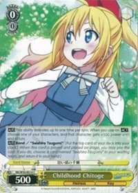 Childhood Chitoge - NISEKOI -False Love- - Weiss Schwarz card