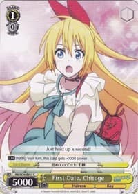 First Date, Chitoge - NISEKOI -False Love- - Weiss Schwarz card