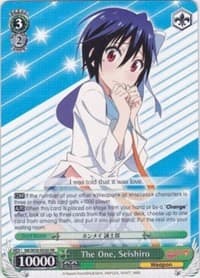 The One, Seishiro - NISEKOI -False Love- - Weiss Schwarz card