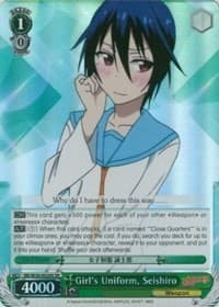 Girl's Uniform, Seishiro (SR) - NISEKOI -False Love- - Weiss Schwarz card