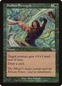Sudden Strength - Judgment - Magic: The Gathering card