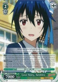 Love Story, Seishiro - NISEKOI -False Love- - Weiss Schwarz card