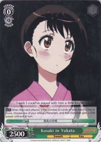 Kosaki in Yukata - NISEKOI -False Love- - Weiss Schwarz card