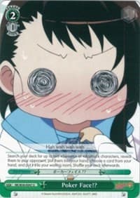 Poker Face!? - NISEKOI -False Love- - Weiss Schwarz card