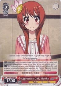 Aggressive Girl, Marika - NISEKOI -False Love- - Weiss Schwarz card
