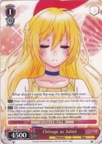 Chitoge as Juliet - NISEKOI -False Love- - Weiss Schwarz card
