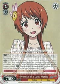 Promise of a Date, Marika - NISEKOI -False Love- - Weiss Schwarz card