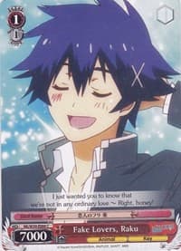 Fake Lovers, Raku - NISEKOI -False Love- - Weiss Schwarz card