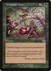 Venomous Vines - Judgment - Magic: The Gathering card